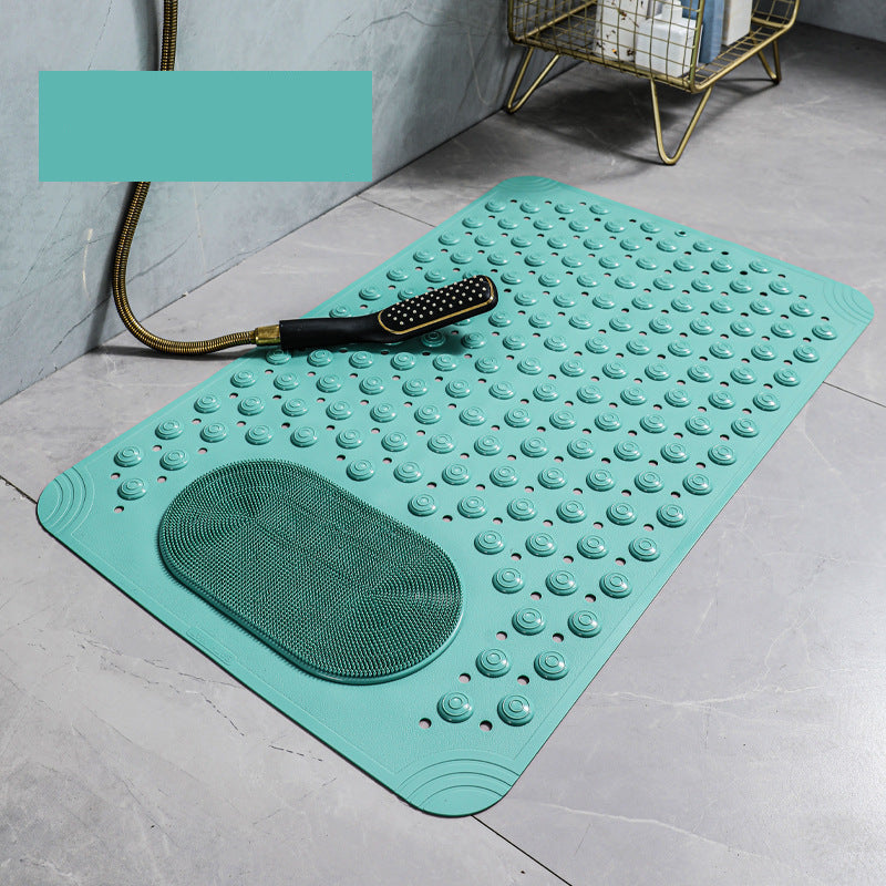 Non-Slip Bath Mat with Brush