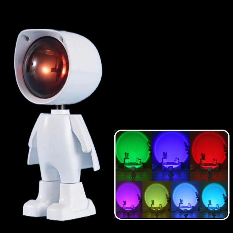 Mini Robot Sunset Projector Light