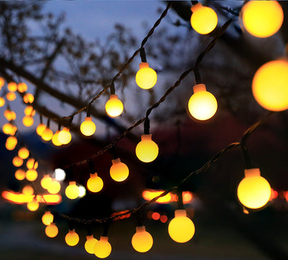 LED Outdoor Ball String Lights