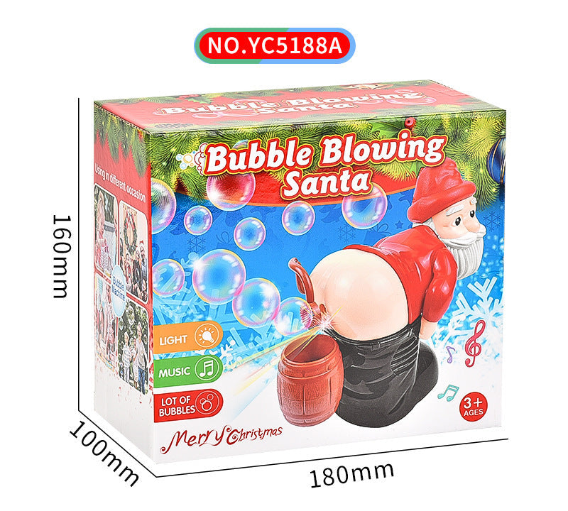 Farting Santa Bubble Machine