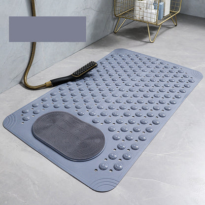 Non-Slip Bath Mat with Brush