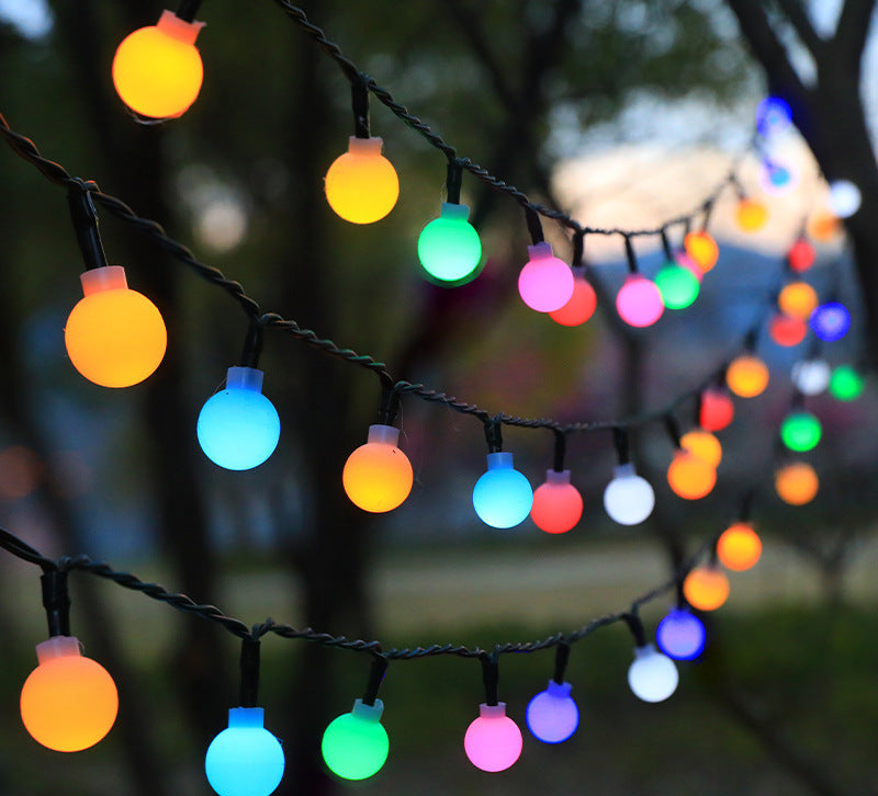 LED Outdoor Ball String Lights