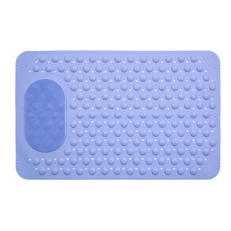 Non-Slip Bath Mat with Brush
