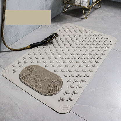 Non-Slip Bath Mat with Brush